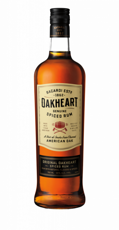 OAKHEART® Genuine Spiced Rum Hits Shelves with New Signature Packaging ...
